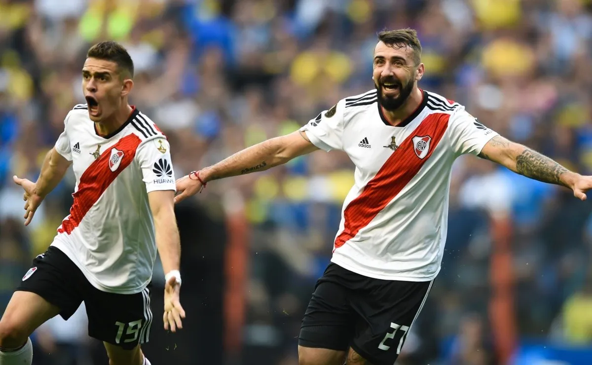 Lucas Pratto, la figura en el partido de ida.