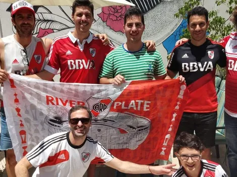 De nadar bajo el granizo a alentar en El Monumental