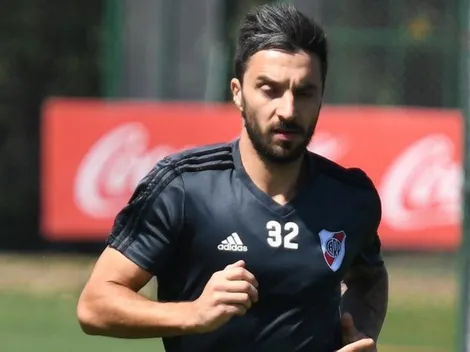 Scocco hizo fútbol en el ensayo de River