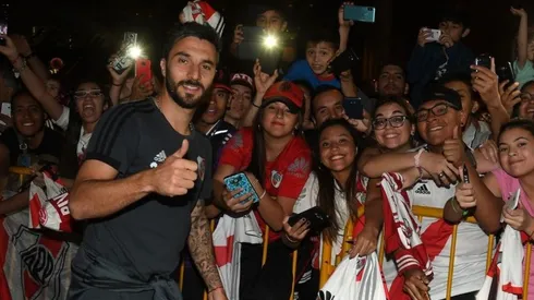 Scocco trabaja a contrarreloj para estar en la revancha contra Boca.