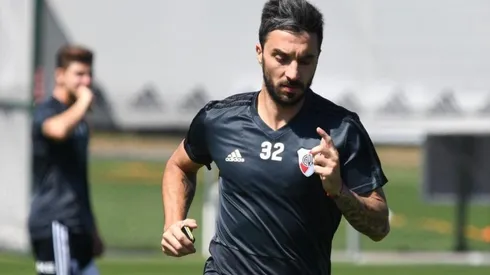 Nacho Scocco marcó dos goles en los cuatro superclásicos oficiales que disputó. (FOTO: DIego Haliasz - Prensa River)