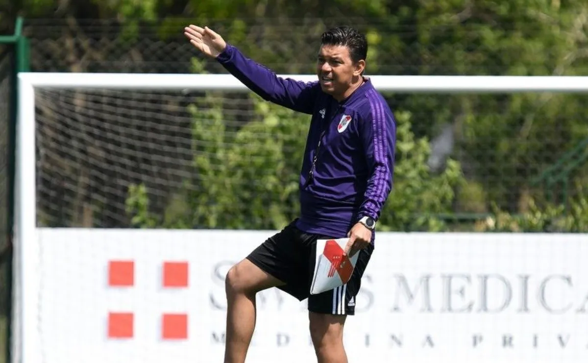 Gallardo observará la final desde un palco porque no puede ir al banco de suplentes. (FOTO: Diego Haliasz - Prensa River)