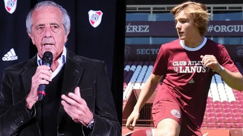 D'Onofrio llenó de elogios a De La Vega, la joya de Lanús.