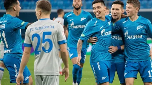 Zenit le ganó a Schalke 04 con un gran gol de Kranevitter.
