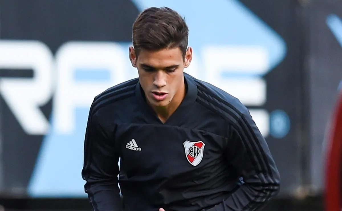 Martínez Quarta, quien ayer cumplió dos años de su debut extraoficial, lleva 45 partidos oficiales en River. (FOTO: Getty)