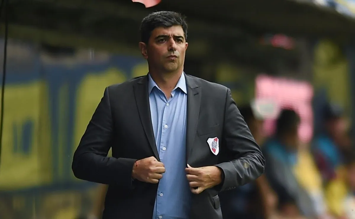 Biscay estará como DT de River en la revancha contra Boca, tal como ocurrió en el 3-0 ante Tigres. (FOTO: Getty)