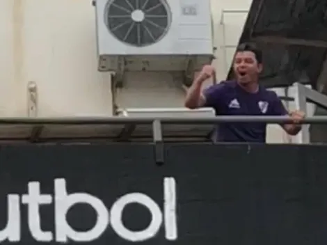 Gallardo como un hincha más