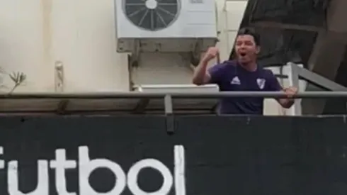 El Muñeco enloqueció y paradójicamente, así tranquilizo a los hinchas de River.