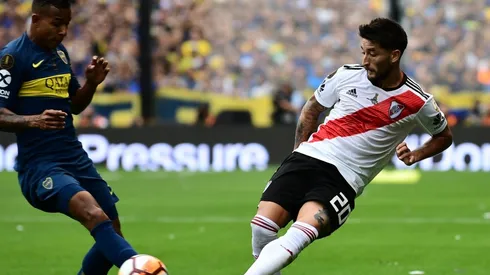 River y Boca jugaron un partido de ida y vuelta en la primera final.