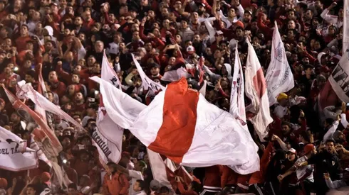 La hincha de River ante Gremio.