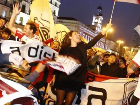 El aguante de los hinchas de River por el mundo