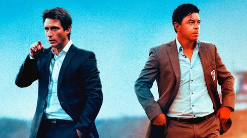 El Muñeco y Guillermo, cara a cara en la primera final de Libertadores de la historia entre River y Boca.