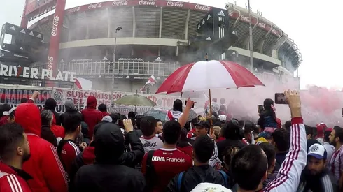 Miles de hinchas de River le mostraron al mundo su pasión.
