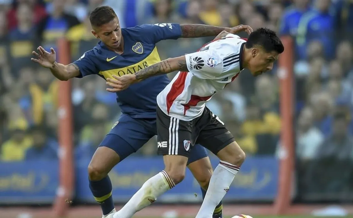 Todo listo para la primera final entre River y Boca.