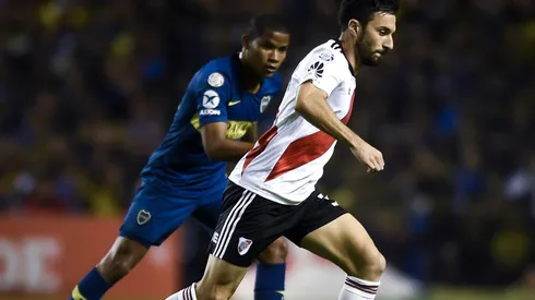 Siempre fundamental contra Boca, esta vez Nacho Scocco no podrá estar.