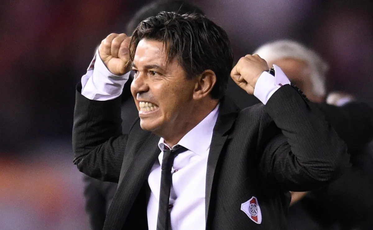 Gallardo ganó 20 de sus 24 mano a mano oficiales a nivel internacional como DT de River. (FOTO: Getty)