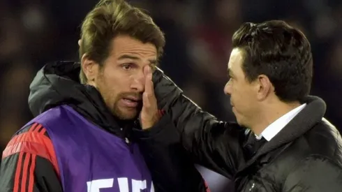 Ponzio no está apto físicamente para jugar la primera final ante Boca.