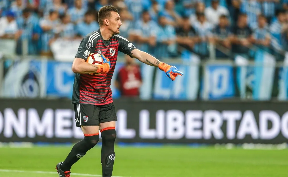 Franco Armani destacó el esfuerzo de River para dar vuelta el partido ante Gremio