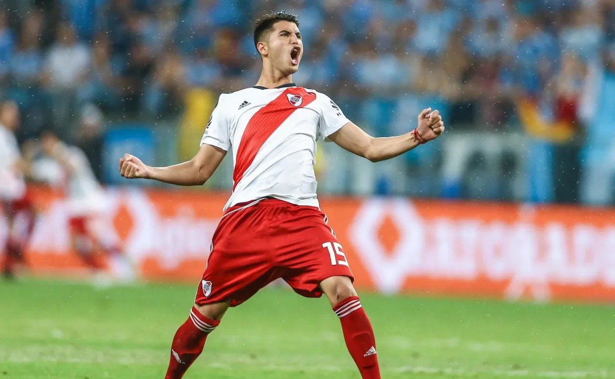Exequiel Palacios está realmente contento por llegar a la última instancia de la Copa.