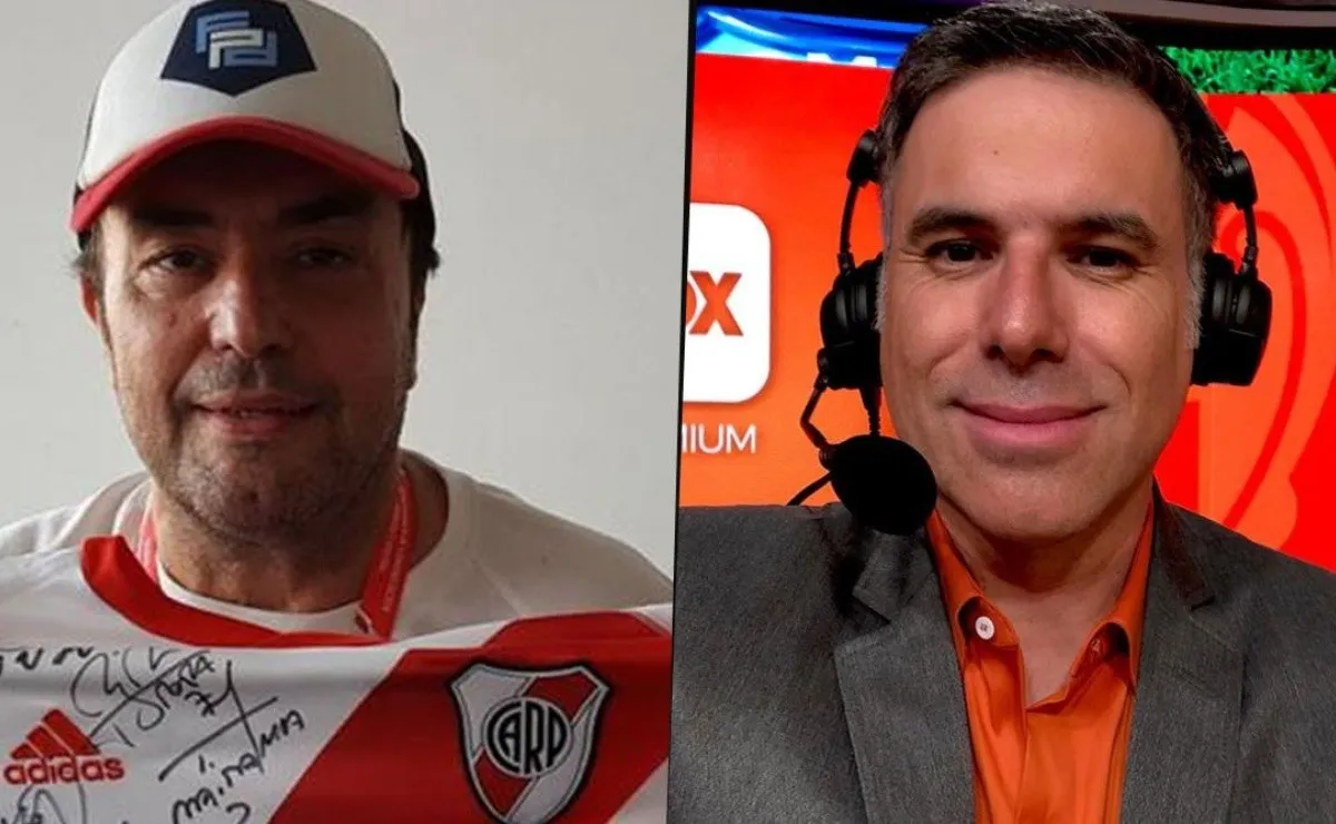 Atilio Costa Febre y Marco de Vargas, relatores que enloquecieron con el triunfo de River.