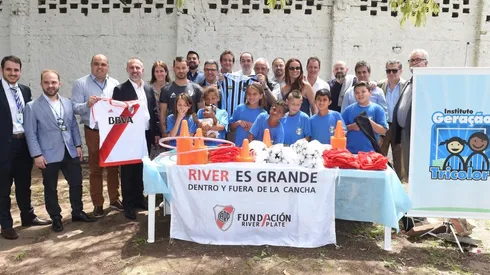 SIN FRONTERAS. El aporte solidario de River también dijo presente en Brasil.