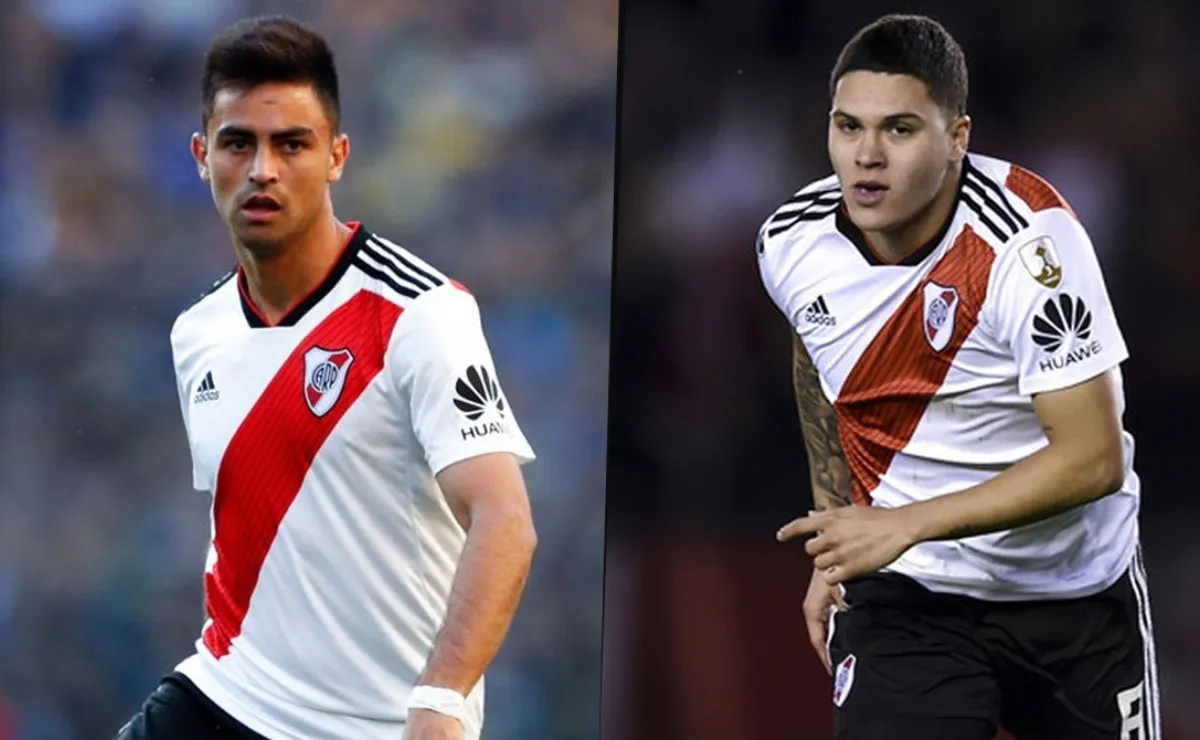 Martínez y Quintero, dos piezas claves en el juego de River.