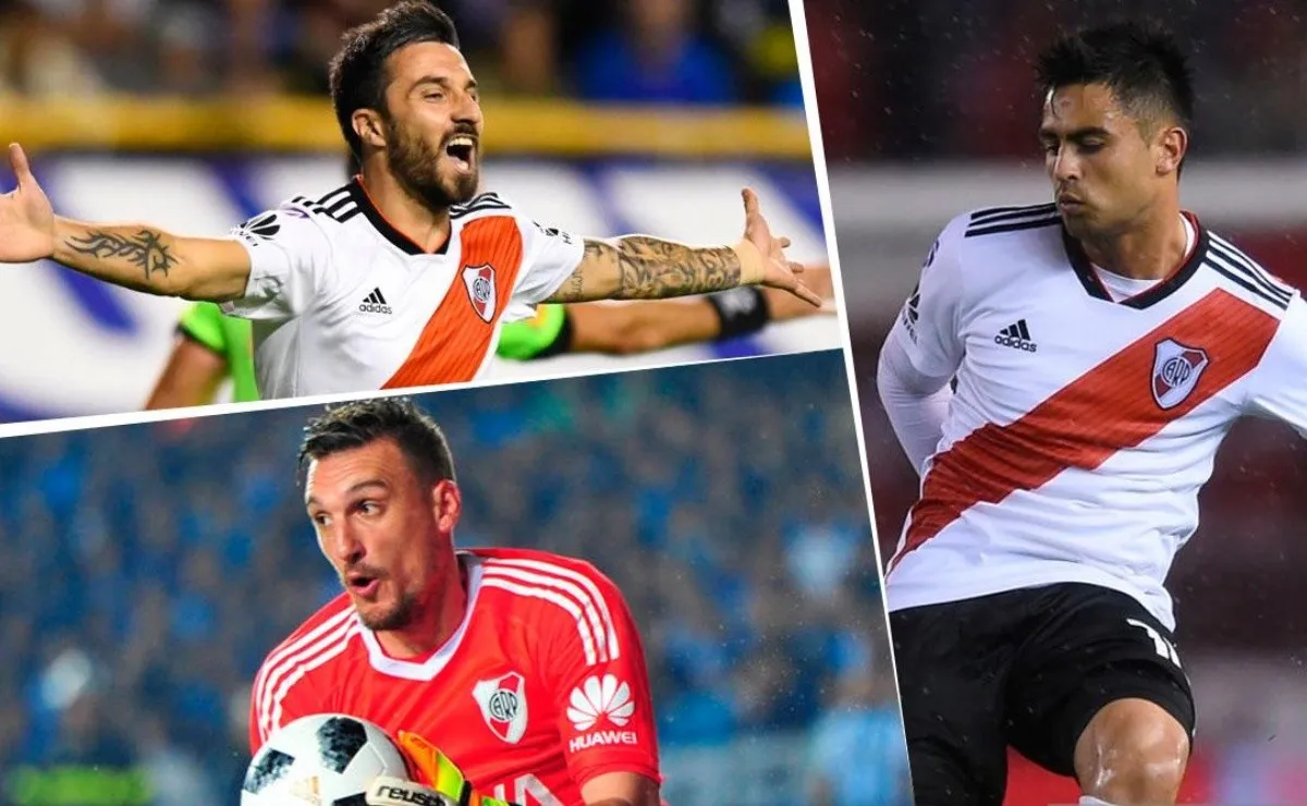Scocco, Armani y el Pity, tres de las cartas fuertes de Marcelo Gallardo.