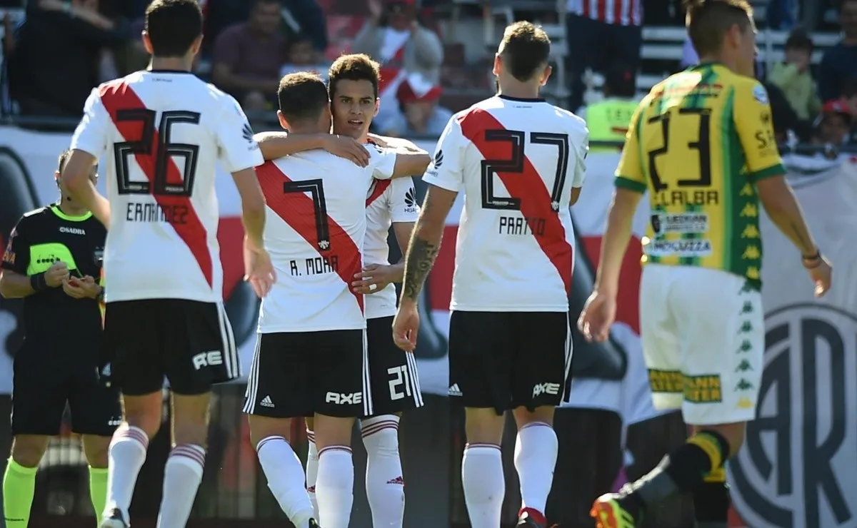 VOLVER A GANAR. El gol de Ferreira sirvió para sumar nuevamente de a 3 en la Superliga.