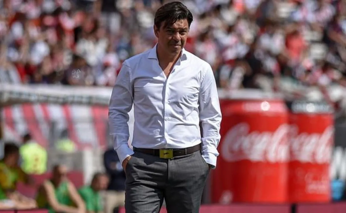 Gallardo dirigió tres veces a River en Brasil: un triunfo, un empate y una caída. (FOTO: Getty)