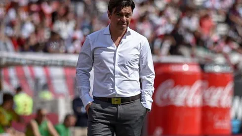 Gallardo dirigió tres veces a River en Brasil: un triunfo, un empate y una caída. (FOTO: Getty)