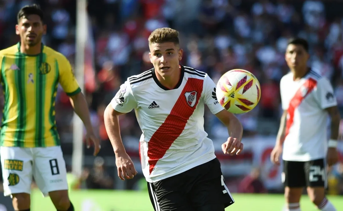 Julián Álvarez tiene contrato con River hasta el 30 de junio de 2021. (FOTO: Getty)