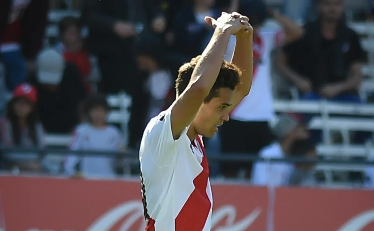 Cristian Ferreira no pudo ocultar su emoción.
