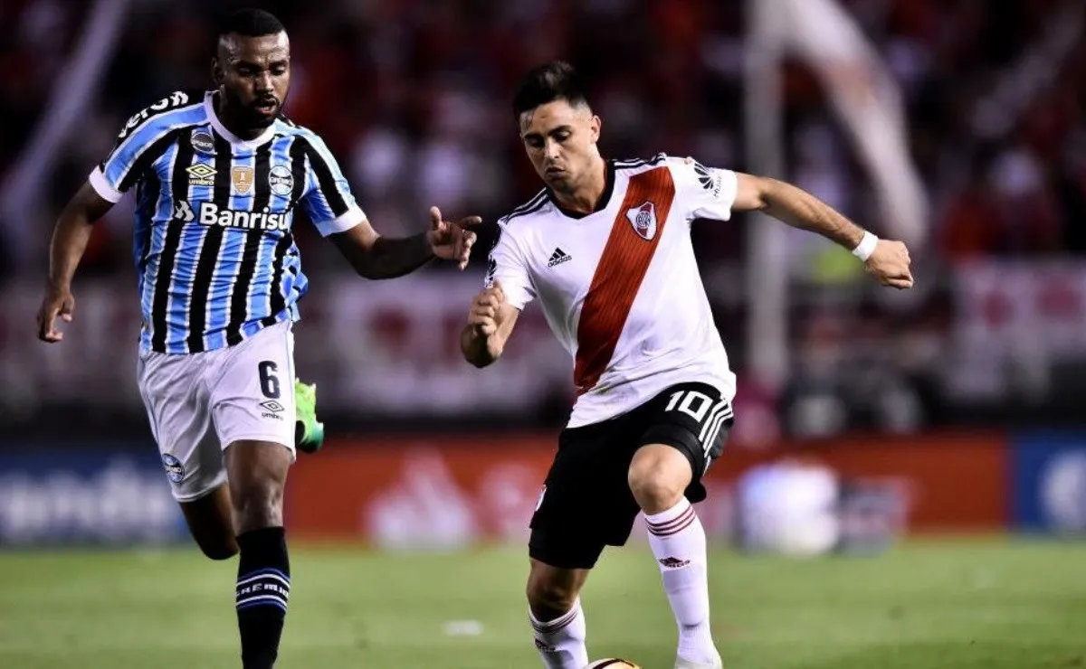 River choca con Gremio en la semifinal de ida de la Libertadores.