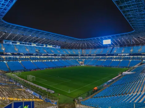 Mal: así está el césped de la cancha de Gremio para la revancha