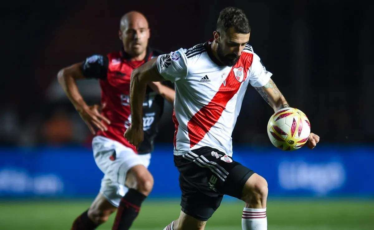 El Oso fue titular en la caída de River ante Colón.