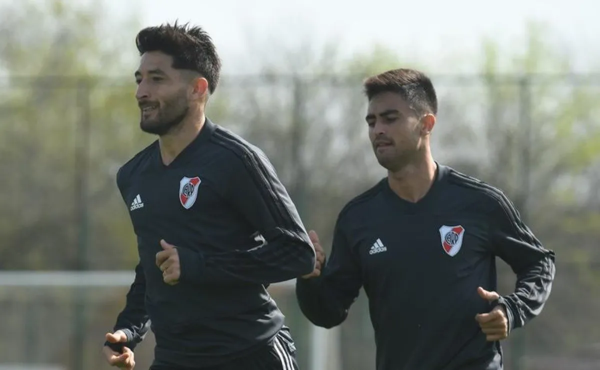 Casco no actuó ante Colón, mientras que el Pity sufrió un desgarro ante Boca. (FOTO: Diego Haliasz - Prensa River)