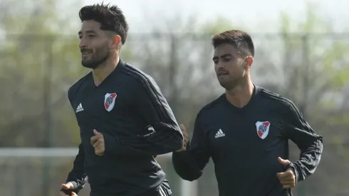 Casco no actuó ante Colón, mientras que el Pity sufrió un desgarro ante Boca. (FOTO: Diego Haliasz - Prensa River)