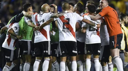 EL PLANTEL, MÁS UNIDO QUE NUNCA. Los jugadores de River se preparan para una serie de encuentros decisivos.