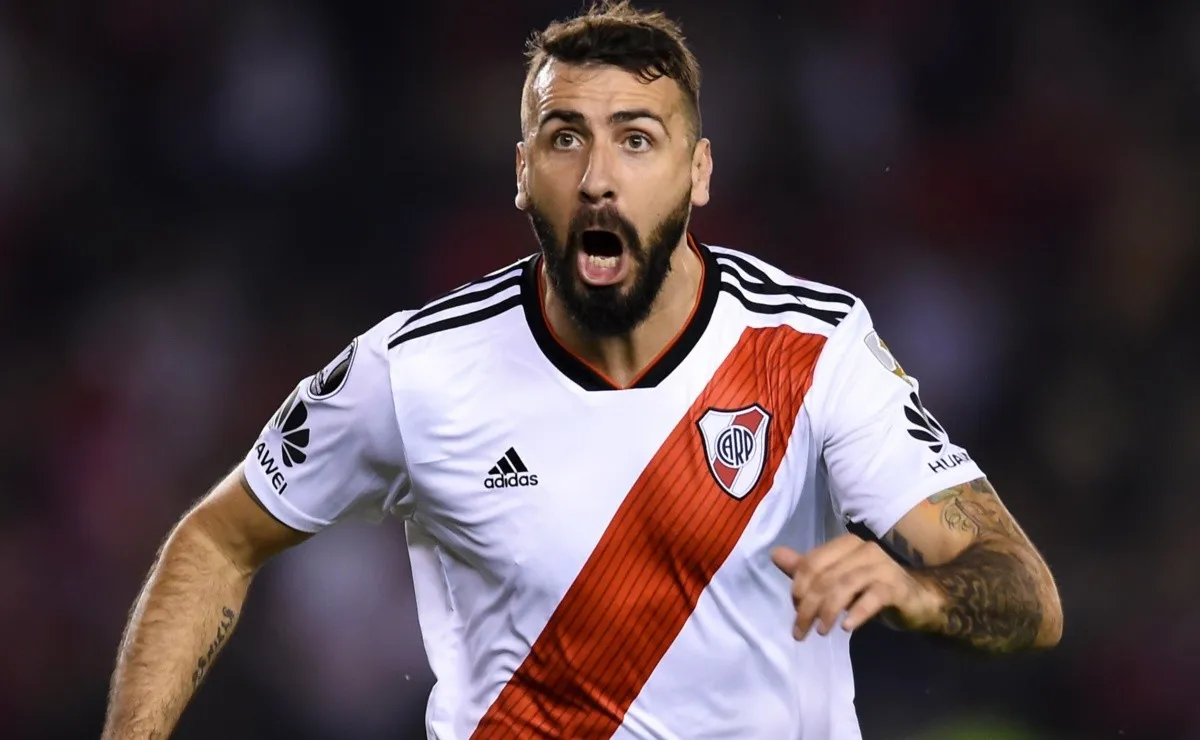 Lucas Pratto lleva 9 goles en 33 partidos oficiales para River, donde acumula 2.408 minutos. (FOTO: Getty)