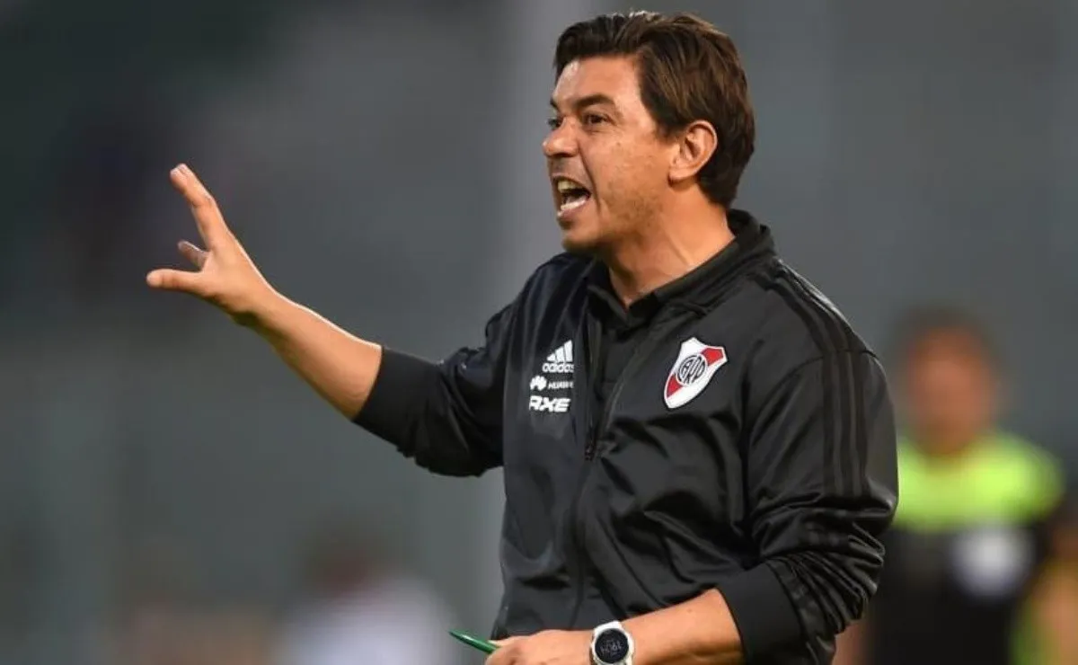 CON EL FOCO EN EL TORNEO. Gallardo tiene entre ceja y ceja el choque ante Colón.