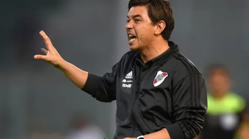 CON EL FOCO EN EL TORNEO. Gallardo tiene entre ceja y ceja el choque ante Colón.