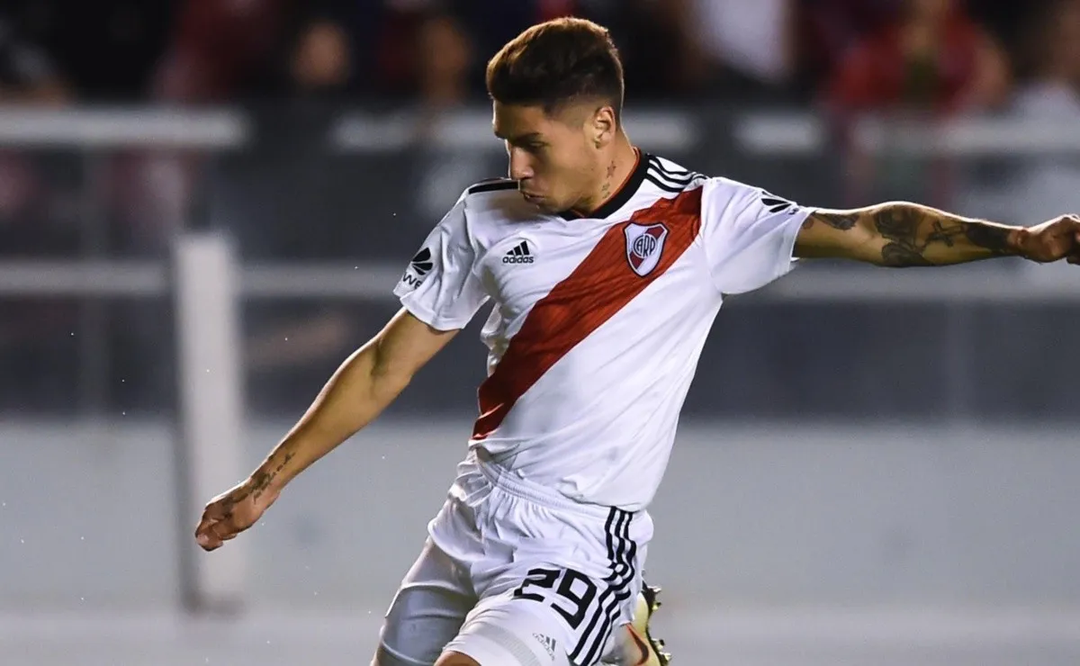 Montiel lleva 46 partidos oficiales en River, con un gol y una expulsión. (FOTO: Getty)