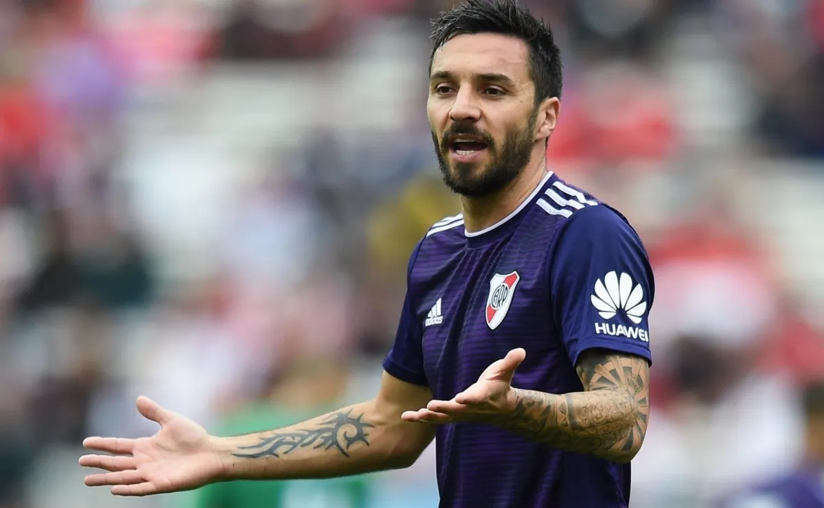 GOLEADOR. En River lleva 28 goles en 54 partidos oficiales.