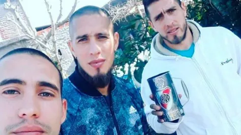 LOS HERMANOS MAIDANA. Ricardo, Jonatan y Matías son fanáticos de River.