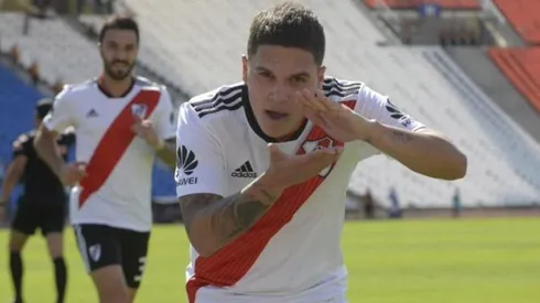 CRACK. Quintero, uno de los genios de River que hace magia con la pelota.