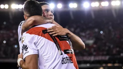 Juntos se potencian. Quintero y Borré cada día más unidos y afianzados.