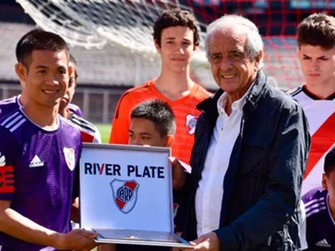 Los niños tailandeses fueron recibidos en River y vivieron una jornada única