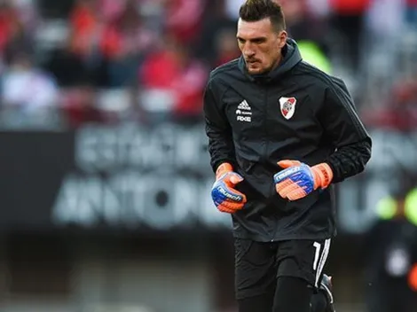 Armani: "Gracias a Dios, no es nada grave"