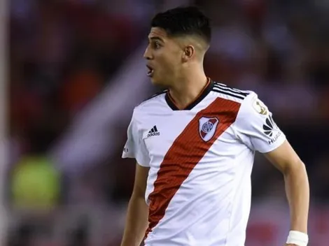 Mala noticia para River: Palacios sufrió un desgarro