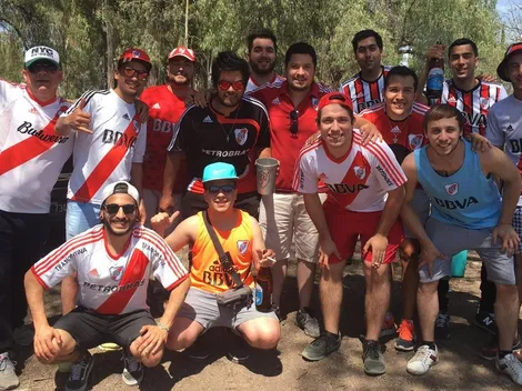 Mendoza se viste de rojo y blanco por River